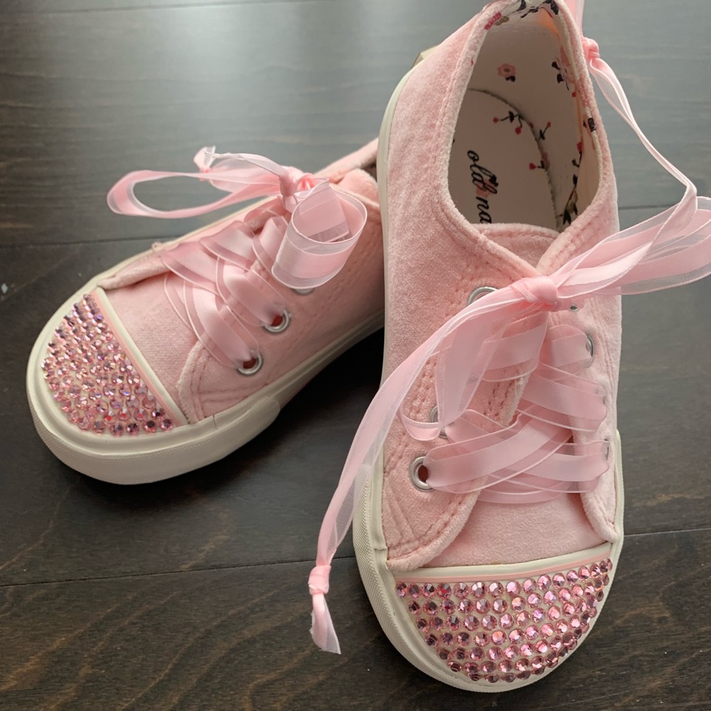 Light pink toddler sneakers